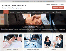 Tablet Screenshot of barrusandrobertspcfresnoca.com
